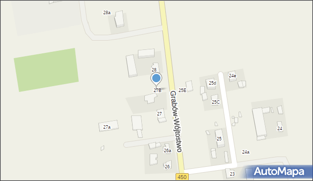Grabów-Wójtostwo, Grabów-Wójtostwo, 27B, mapa Grabów-Wójtostwo