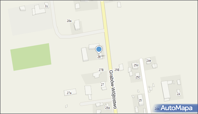 Grabów-Wójtostwo, Grabów-Wójtostwo, 28, mapa Grabów-Wójtostwo