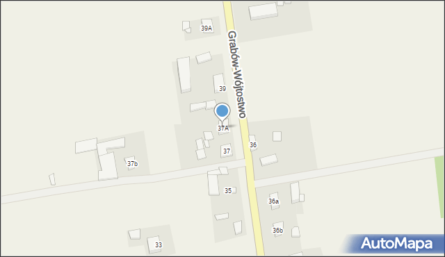 Grabów-Wójtostwo, Grabów-Wójtostwo, 37A, mapa Grabów-Wójtostwo