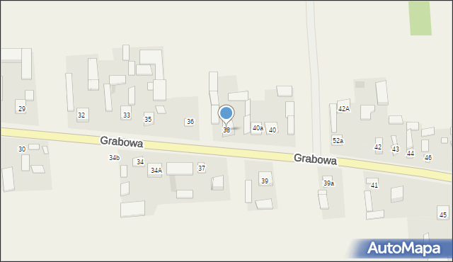 Grabowa, Grabowa, 38, mapa Grabowa