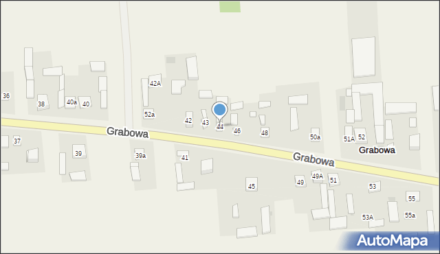 Grabowa, Grabowa, 44, mapa Grabowa