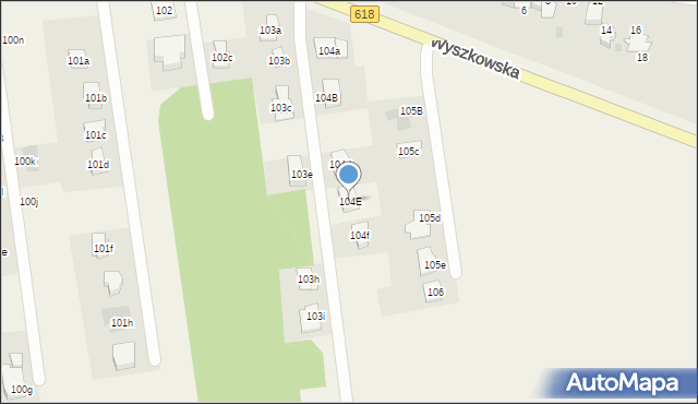 Grabówiec, Grabówiec, 104E, mapa Grabówiec