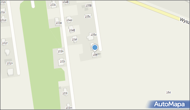 Grabówiec, Grabówiec, 106, mapa Grabówiec