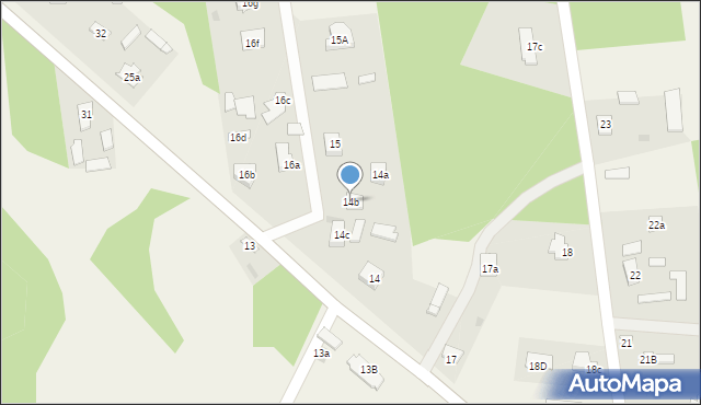 Grabówiec, Grabówiec, 14b, mapa Grabówiec