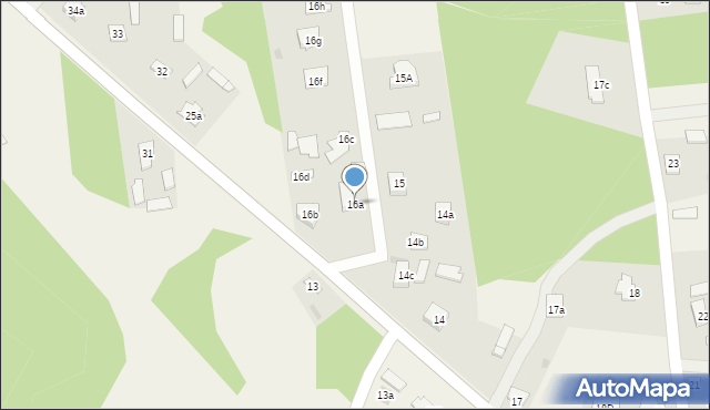 Grabówiec, Grabówiec, 16a, mapa Grabówiec