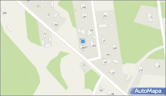 Grabówiec, Grabówiec, 16b, mapa Grabówiec