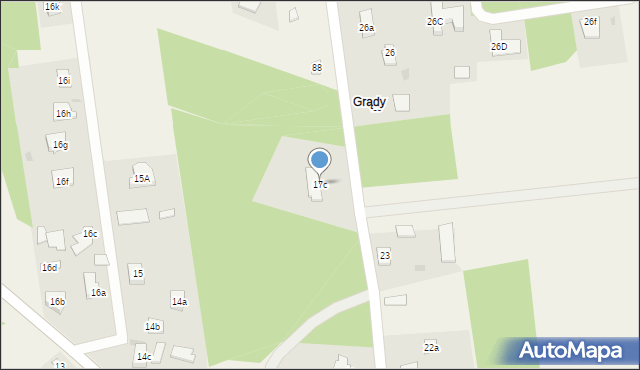Grabówiec, Grabówiec, 17c, mapa Grabówiec