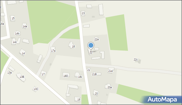 Grabówiec, Grabówiec, 22, mapa Grabówiec