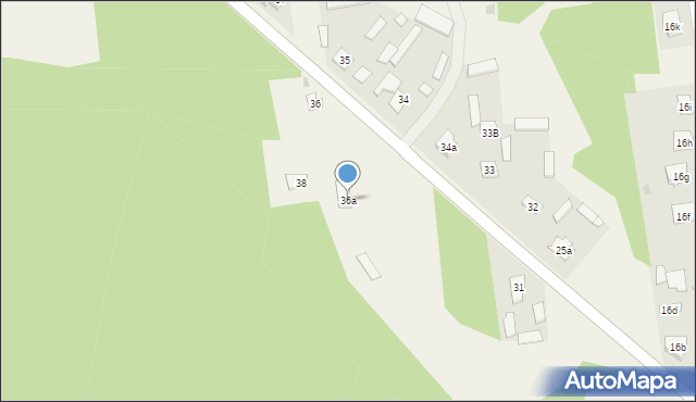 Grabówiec, Grabówiec, 36a, mapa Grabówiec