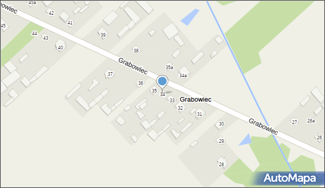 Grabowiec, Grabowiec, 34, mapa Grabowiec