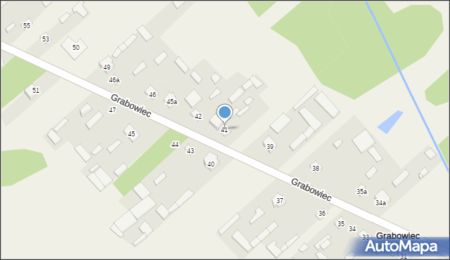 Grabowiec, Grabowiec, 41, mapa Grabowiec