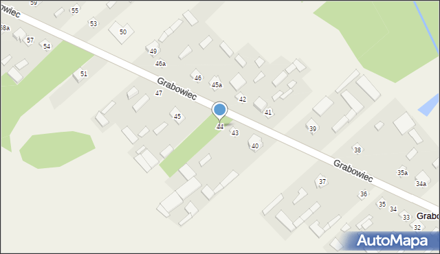 Grabowiec, Grabowiec, 44, mapa Grabowiec