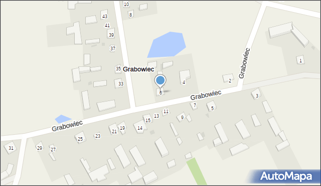 Grabowiec, Grabowiec, 6, mapa Grabowiec