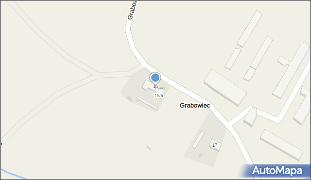 Grabowiec, Grabowiec, 15/4, mapa Grabowiec