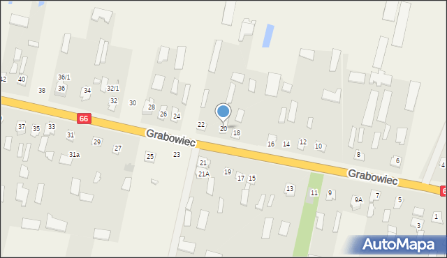 Grabowiec, Grabowiec, 20, mapa Grabowiec