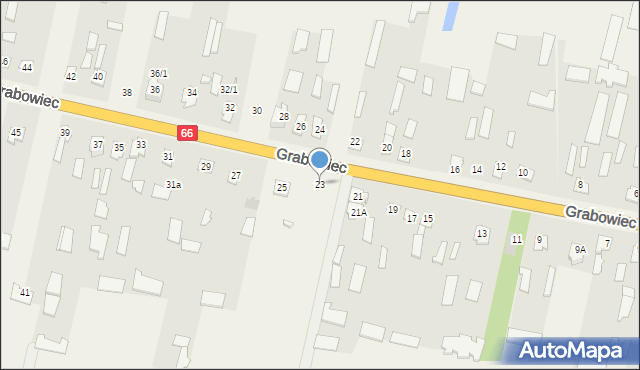 Grabowiec, Grabowiec, 23, mapa Grabowiec