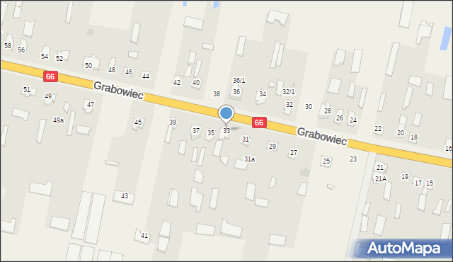 Grabowiec, Grabowiec, 33, mapa Grabowiec