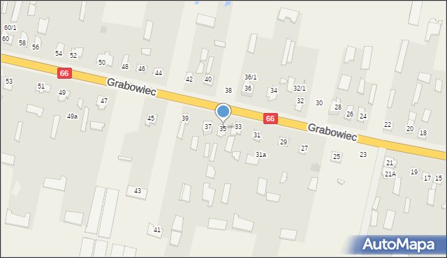Grabowiec, Grabowiec, 35, mapa Grabowiec