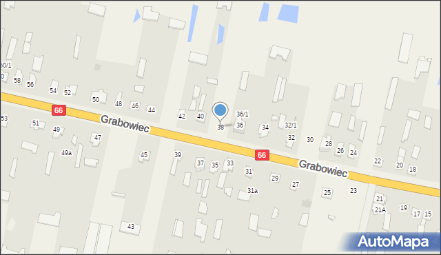 Grabowiec, Grabowiec, 38, mapa Grabowiec
