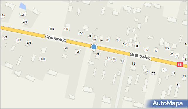 Grabowiec, Grabowiec, 91, mapa Grabowiec