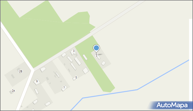 Grabowiec, Grabowiec, 1, mapa Grabowiec