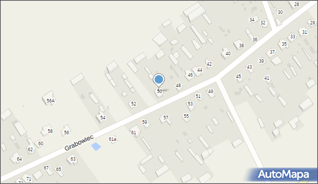 Grabowiec, Grabowiec, 50, mapa Grabowiec