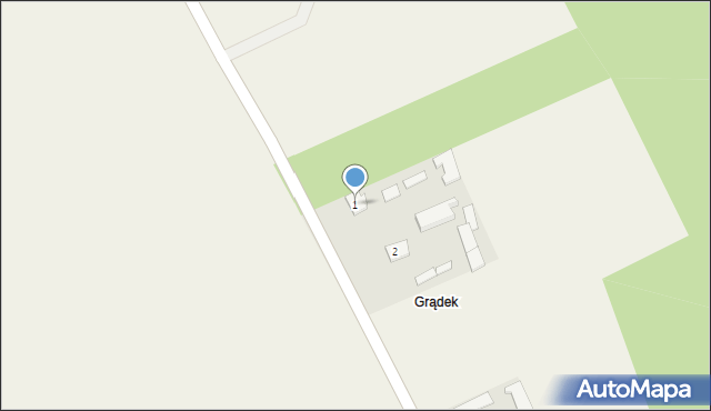 Grabowiec, Grabowiec, 1, mapa Grabowiec