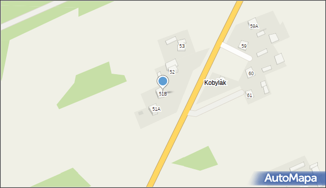 Grabowiec, Grabowiec, 51B, mapa Grabowiec