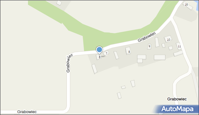 Grabowiec, Grabowiec, 6, mapa Grabowiec