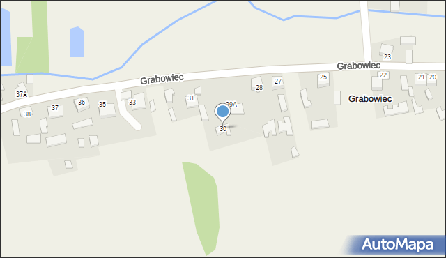 Grabowiec, Grabowiec, 30, mapa Grabowiec