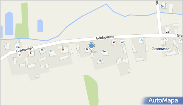 Grabowiec, Grabowiec, 31A, mapa Grabowiec