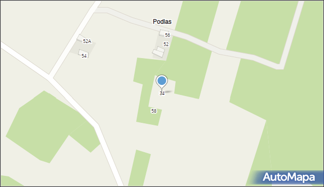 Grabowiec, Grabowiec, 34, mapa Grabowiec