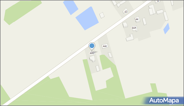 Grabowiec, Grabowiec, 44D, mapa Grabowiec