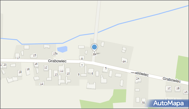 Grabowiec, Grabowiec, 6A, mapa Grabowiec