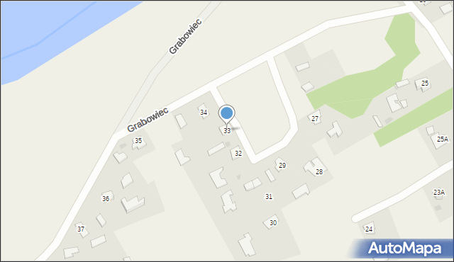 Grabowiec, Grabowiec, 33, mapa Grabowiec