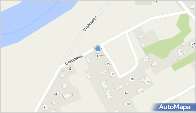 Grabowiec, Grabowiec, 34, mapa Grabowiec