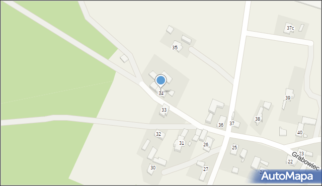 Grabowiec, Grabowiec, 34, mapa Grabowiec