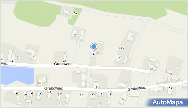 Grabowiec, Grabowiec, 47, mapa Grabowiec