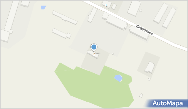 Grabowiec, Grabowiec, 2, mapa Grabowiec