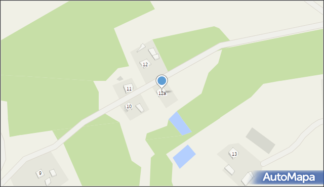 Grabowiec, Grabowiec, 12a, mapa Grabowiec