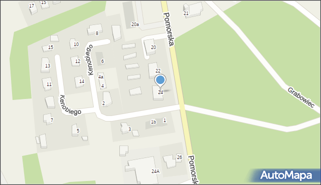 Grabowiec, Grabowiec, 24, mapa Grabowiec