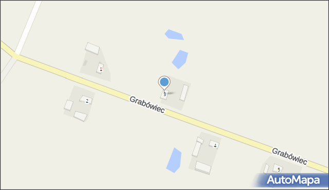 Grabówiec, Grabówiec, 3, mapa Grabówiec