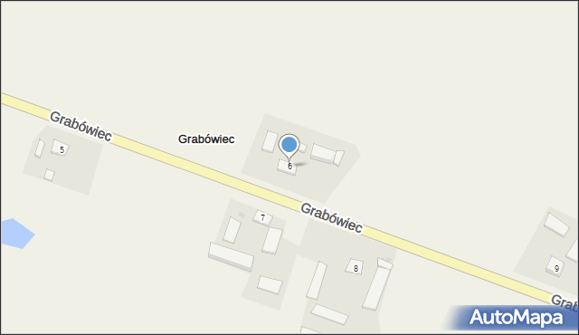 Grabówiec, Grabówiec, 6, mapa Grabówiec