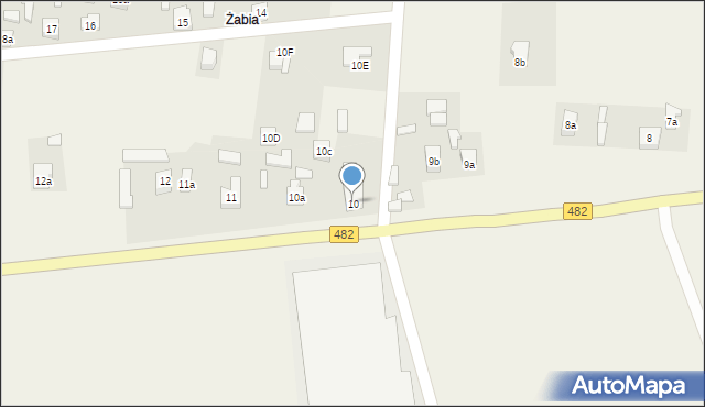 Grabowiec, Grabowiec, 10, mapa Grabowiec