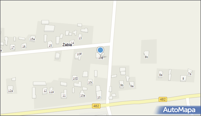 Grabowiec, Grabowiec, 10E, mapa Grabowiec