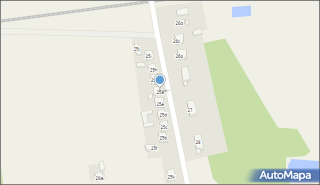 Grabowiec, Grabowiec, 25a, mapa Grabowiec