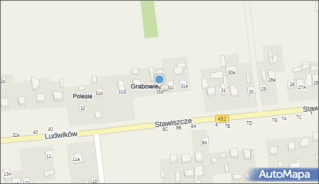 Grabowiec, Grabowiec, 31b, mapa Grabowiec