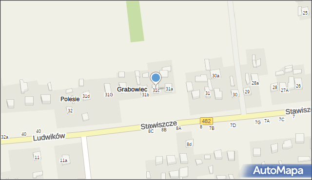 Grabowiec, Grabowiec, 31c, mapa Grabowiec