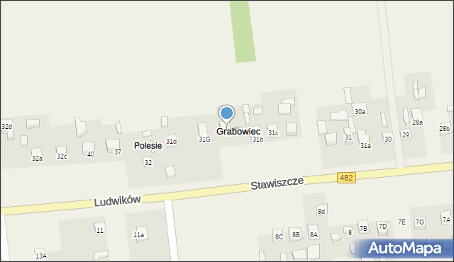 Grabowiec, Grabowiec, 31e, mapa Grabowiec