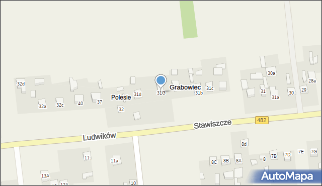 Grabowiec, Grabowiec, 31G, mapa Grabowiec